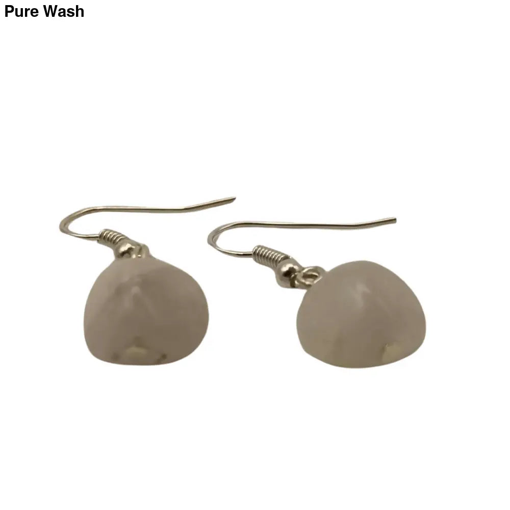 Rose Quartz Earrings - Pure Wash Canadian Made - Winnipeg