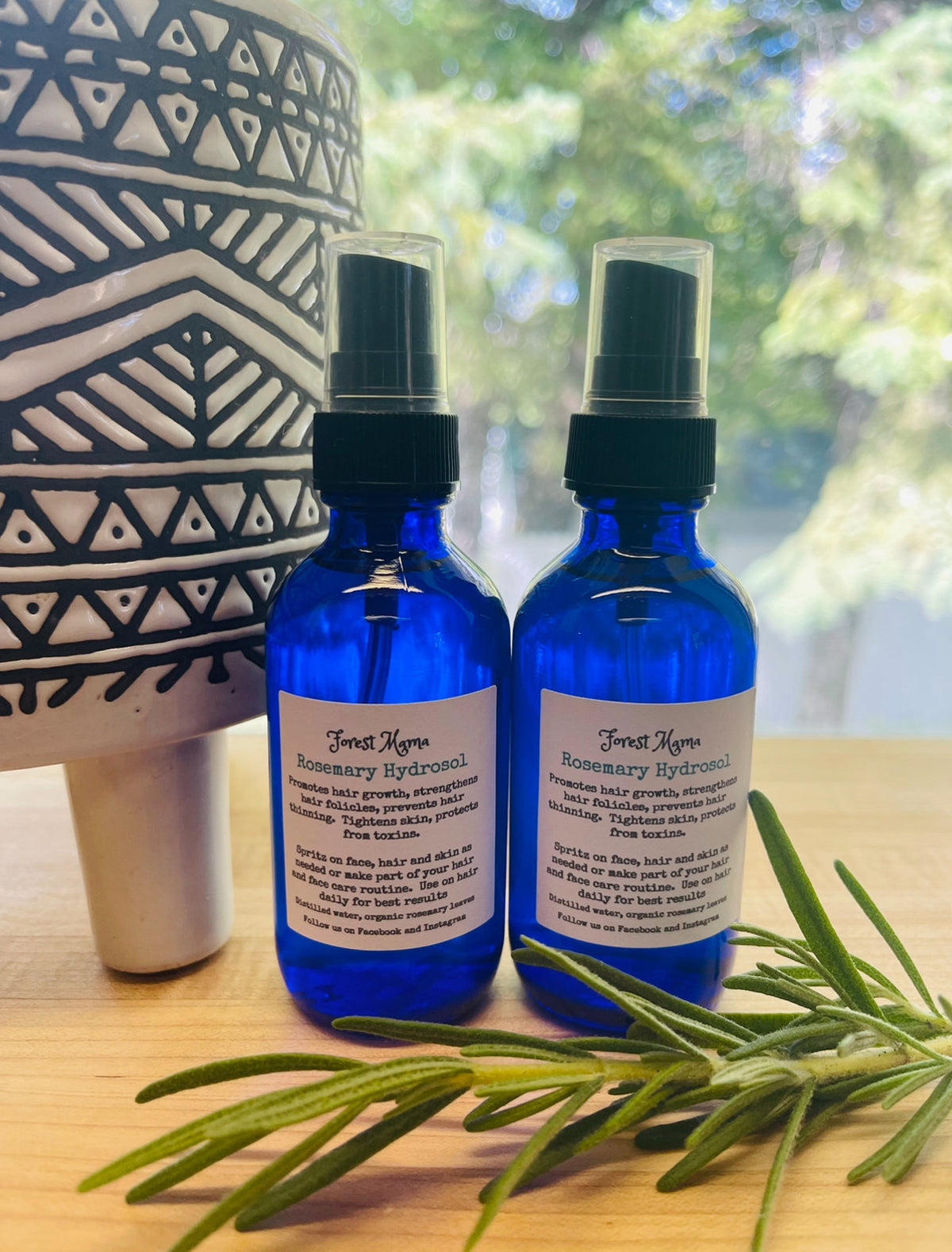 Rosemary Hydrosol by forestmama, distilled from organically grown rosemary in Manitoba