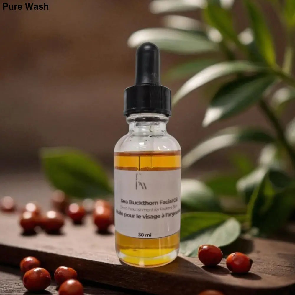 Sea Buckthorn Facial Oil - Pure Wash Canadian Made - Winnipeg
