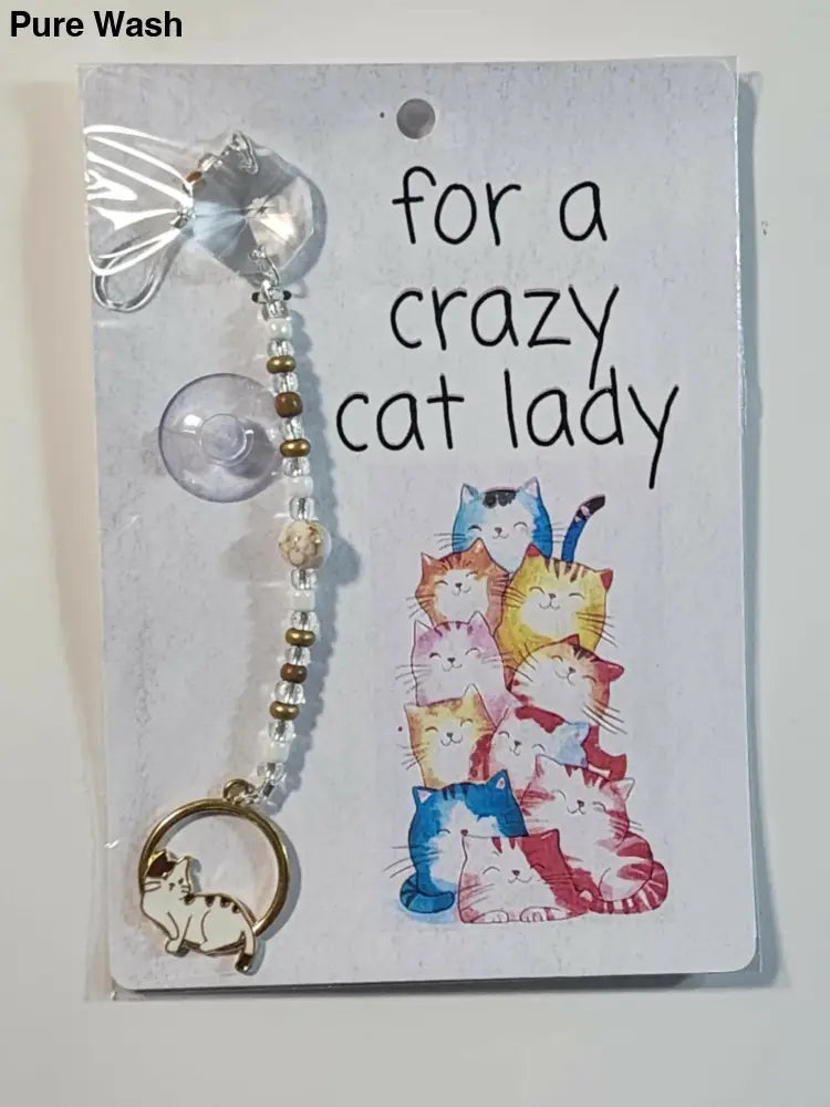 Small Cat Suncatcher 13 - Pure Wash Canadian Made - Winnipeg