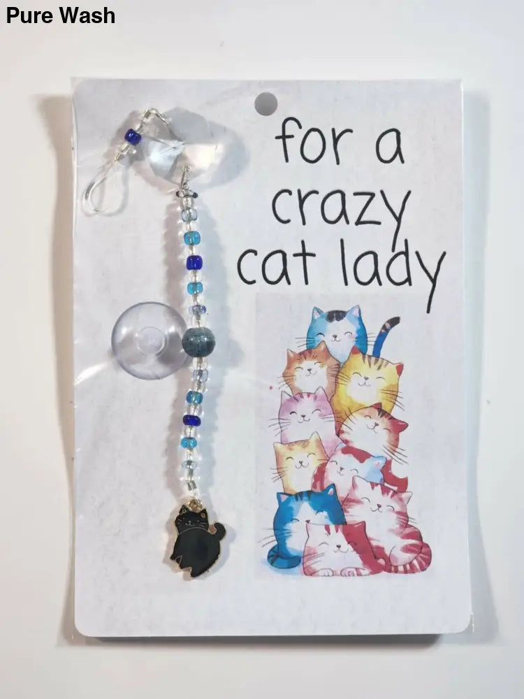 Small Cat Suncatcher 14 - Pure Wash Canadian Made - Winnipeg
