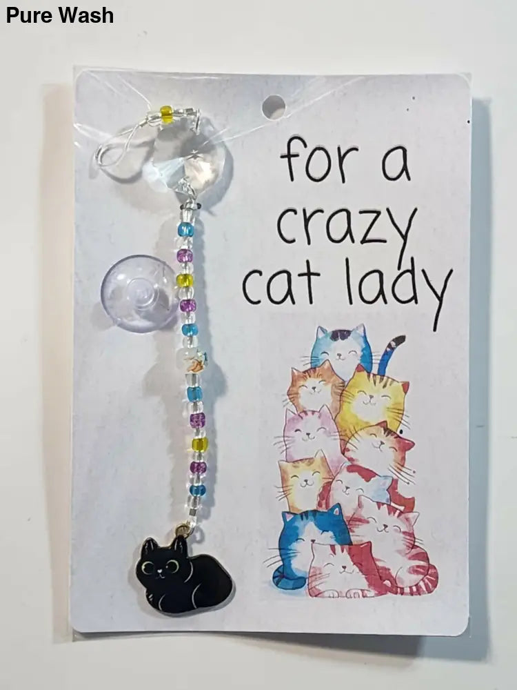 Small Cat Suncatcher 15 - Pure Wash Canadian Made - Winnipeg