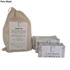 Handmade Soap Trio in Cotton Bag – Natural Skincare by Pure Wash