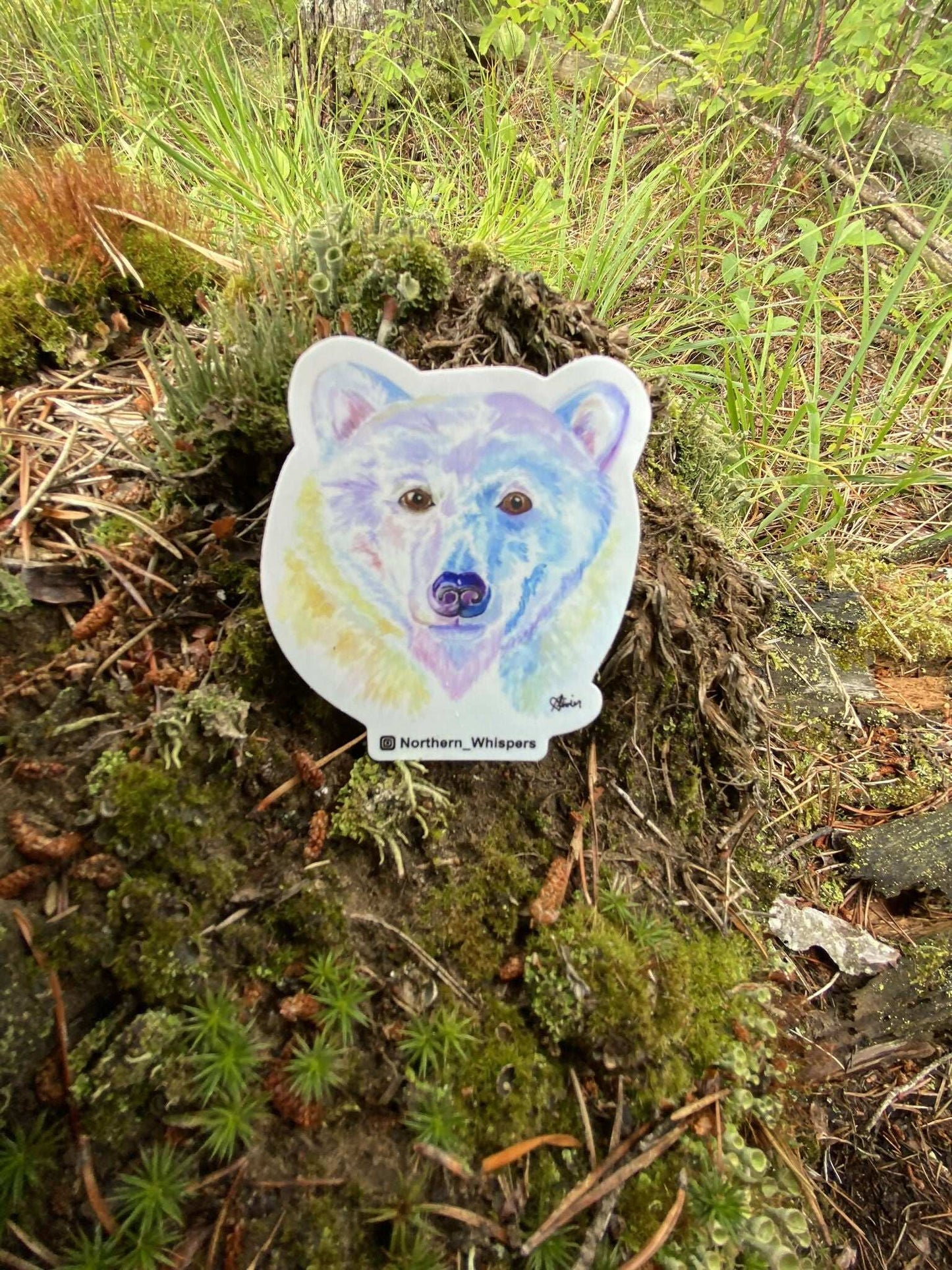 Spirit polar bear Sticker - Pure Wash