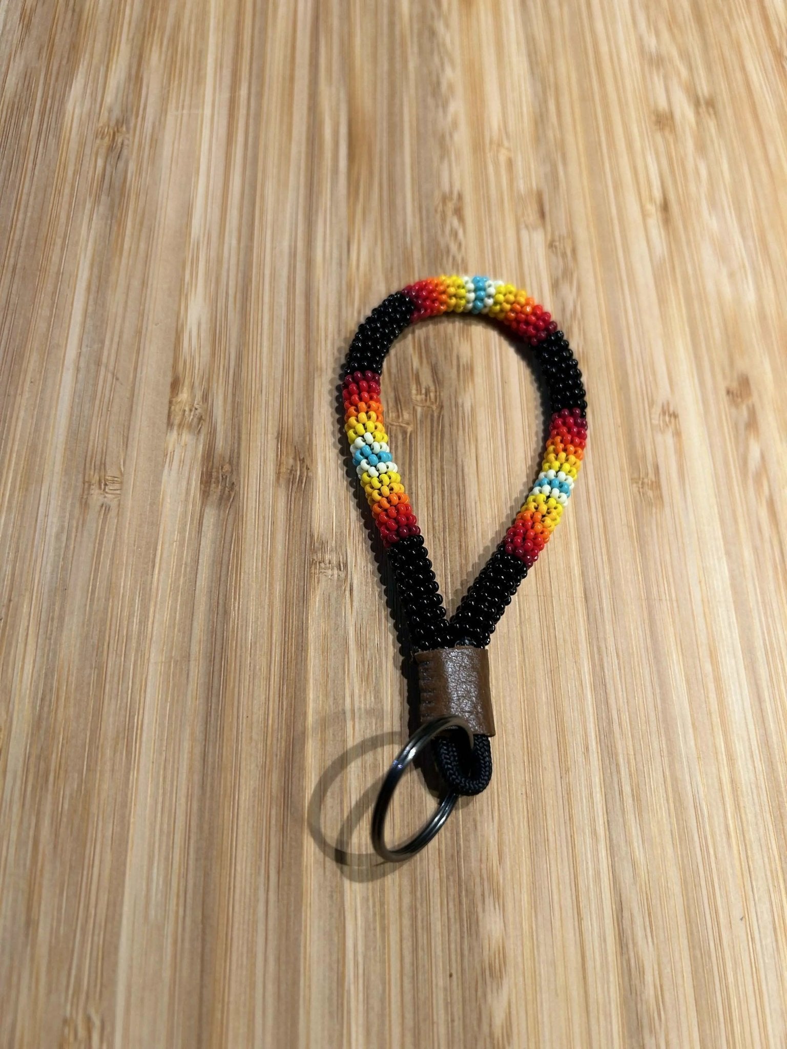 SUNRISE: Beaded Mini Keychain - Pure Wash