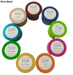 Fruity Candle Collection – hand-poured candles with bright, juicy fruit-inspired scents in a colourful display. - Pure Wash