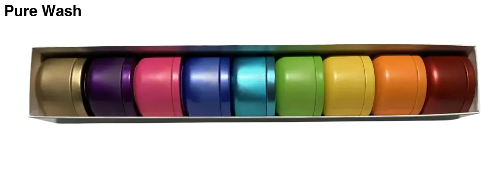 Rainbow Candle Collection –  candles in an elegant white gift box