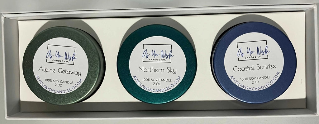 Wander Candle Collection – Nature-Inspired Scents Pure Wash