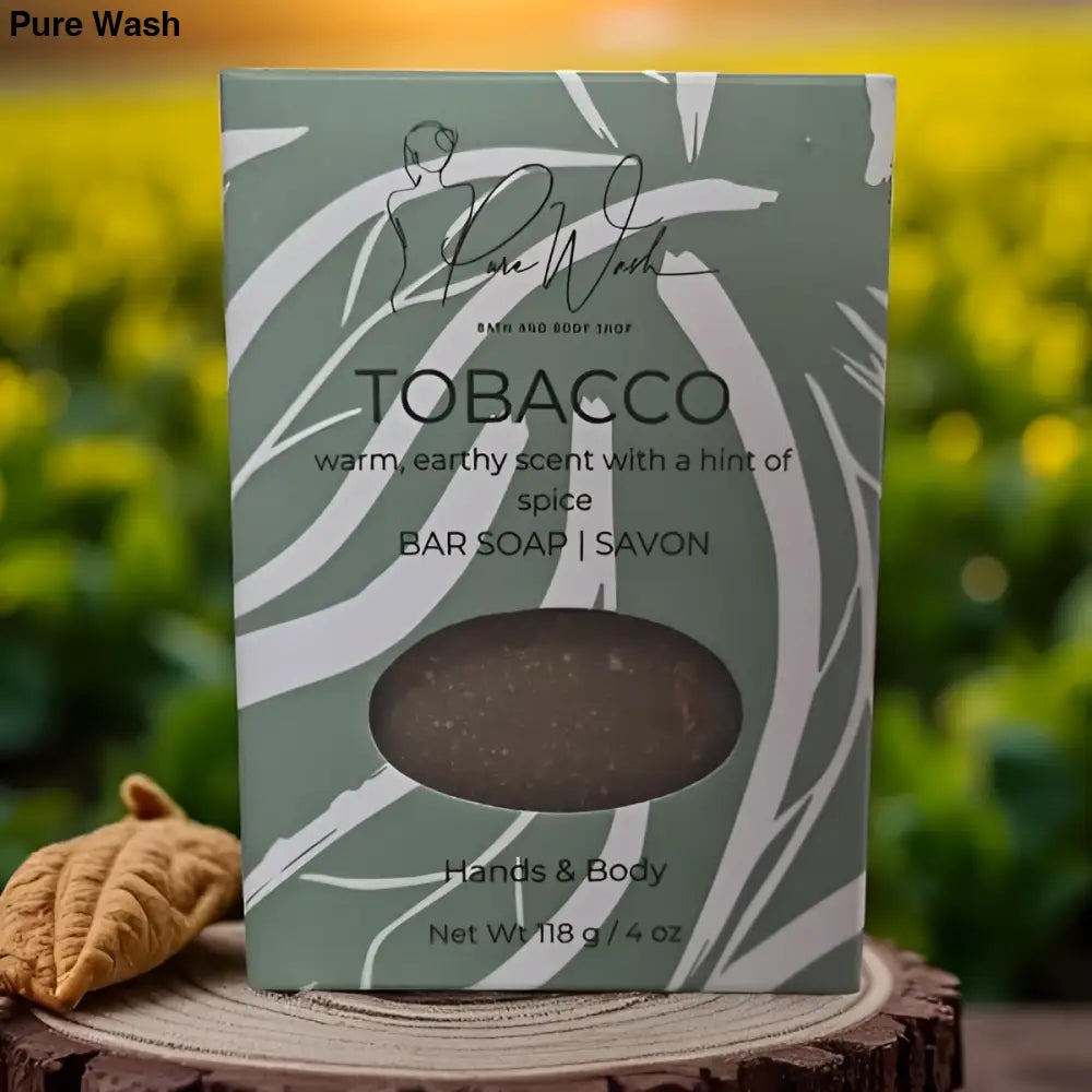 Tobacco leaf soap bar - Pure Wash Canadian Made - Winnipeg
