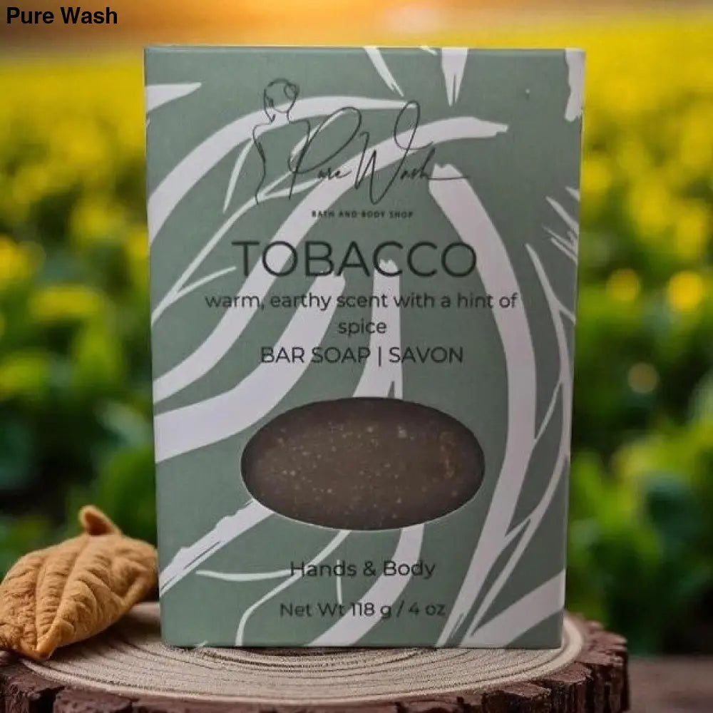 Tobacco leaf soap bar - Pure Wash Canadian Made - Winnipeg