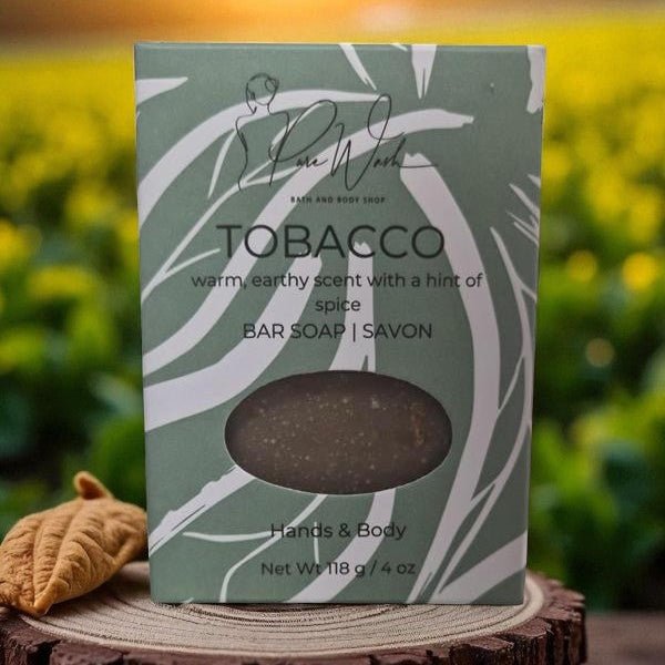 Tobacco leaf soap bar - Pure Wash Canadian Made - Winnipeg