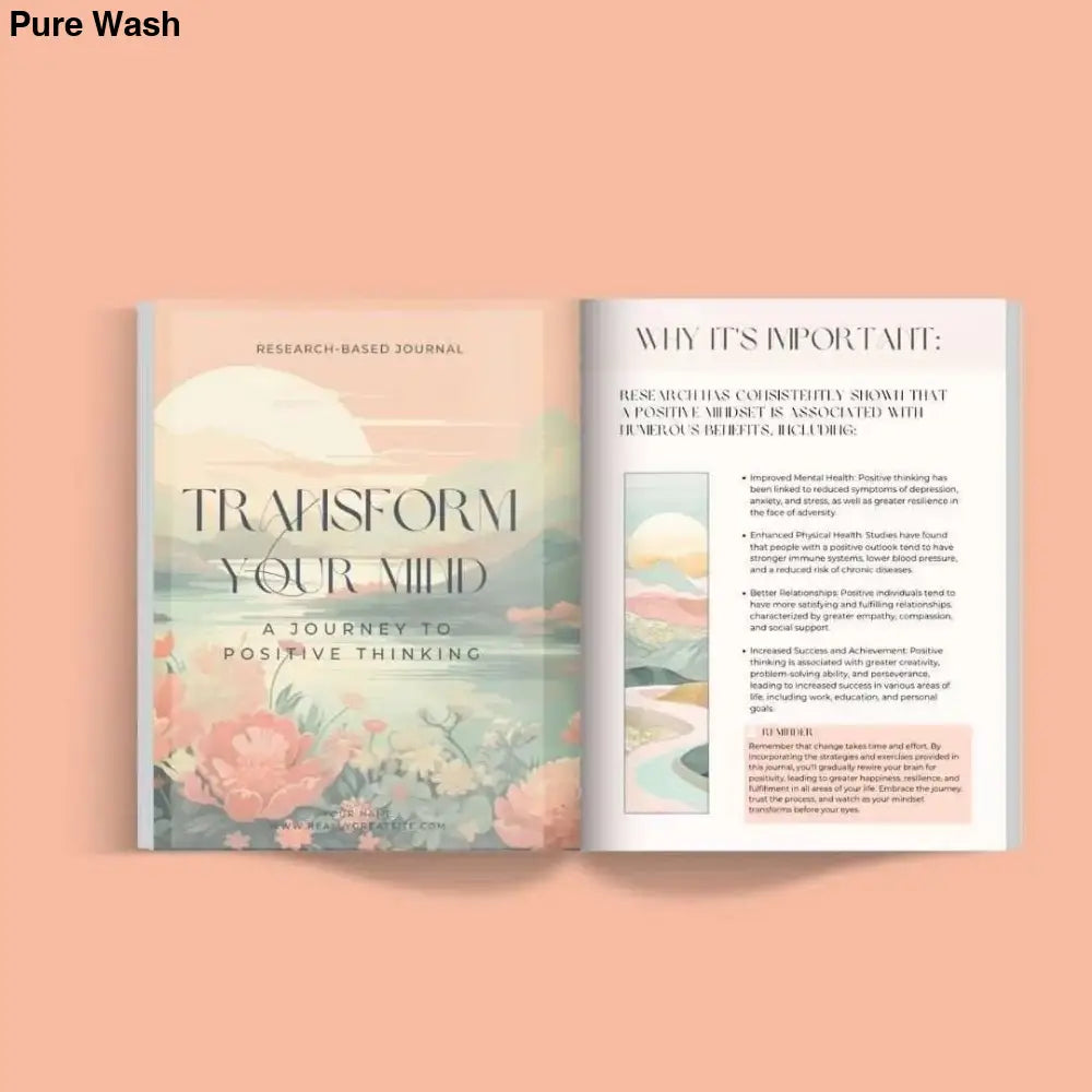 Transform your Mind Journal - Pure Wash