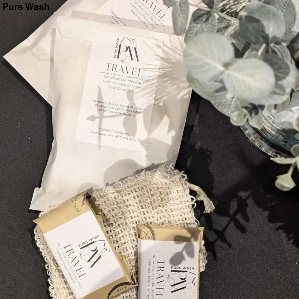 Travel Mini Soap Bars - Pure Wash