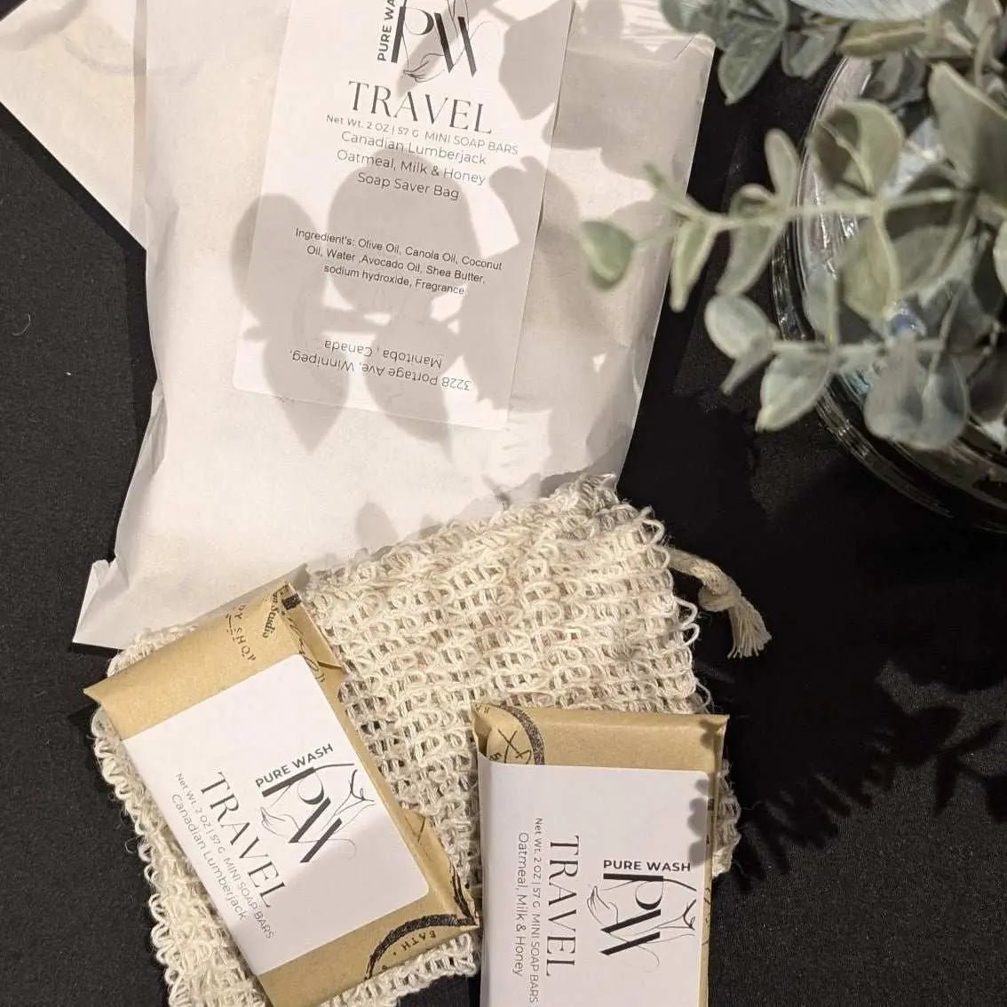 Travel Mini Soap Bars - Pure Wash