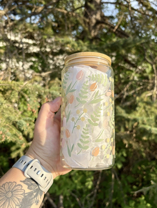 Tulip Glass Cup - Pure Wash