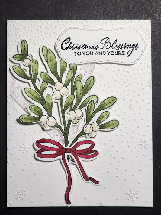 Mistletoe Card - Pure Wash Canadian Made - Winnipeg