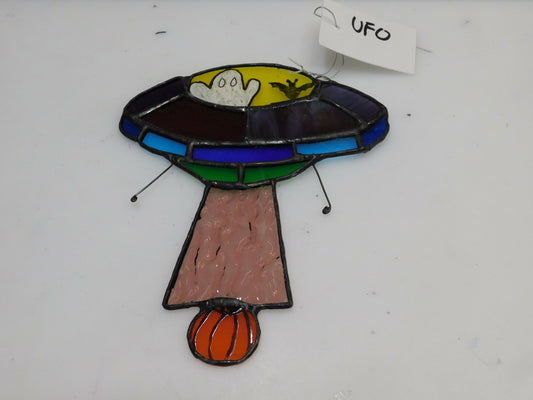 UFO ship / beaming up pumpkin - Pure Wash Canadian Made - Winnipeg