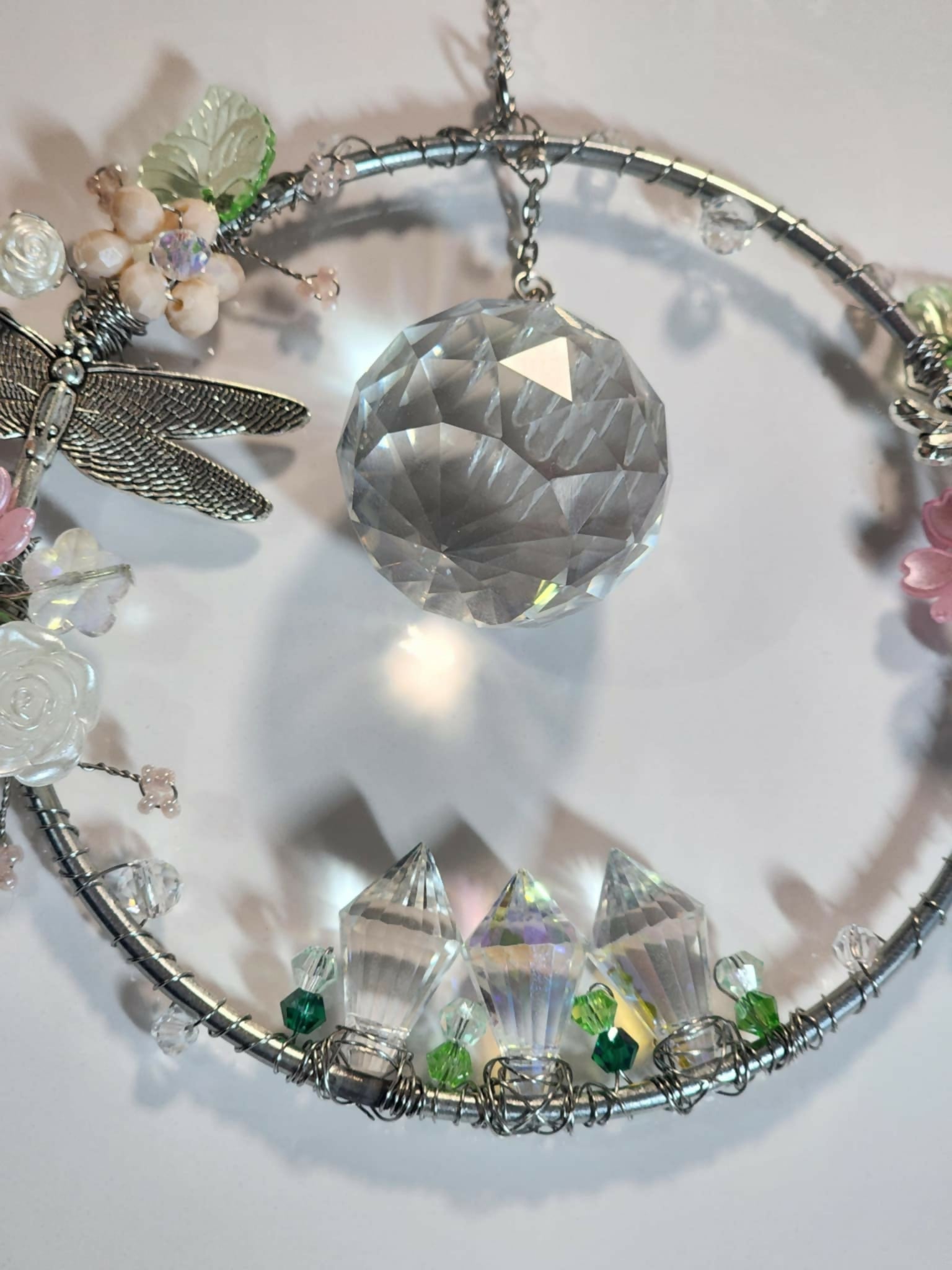 Magic Garden Dragonfly Suncatcher - Pure Wash Canadian Made - Winnipeg