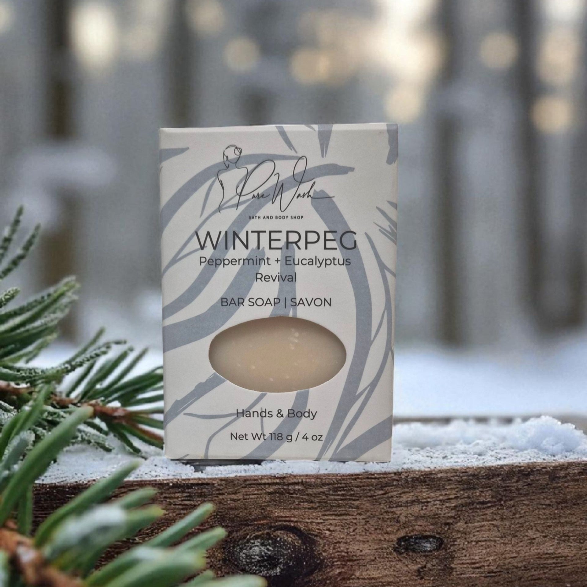 WinterPeg Soap Bar - Pure Wash Canadian Made - Winnipeg