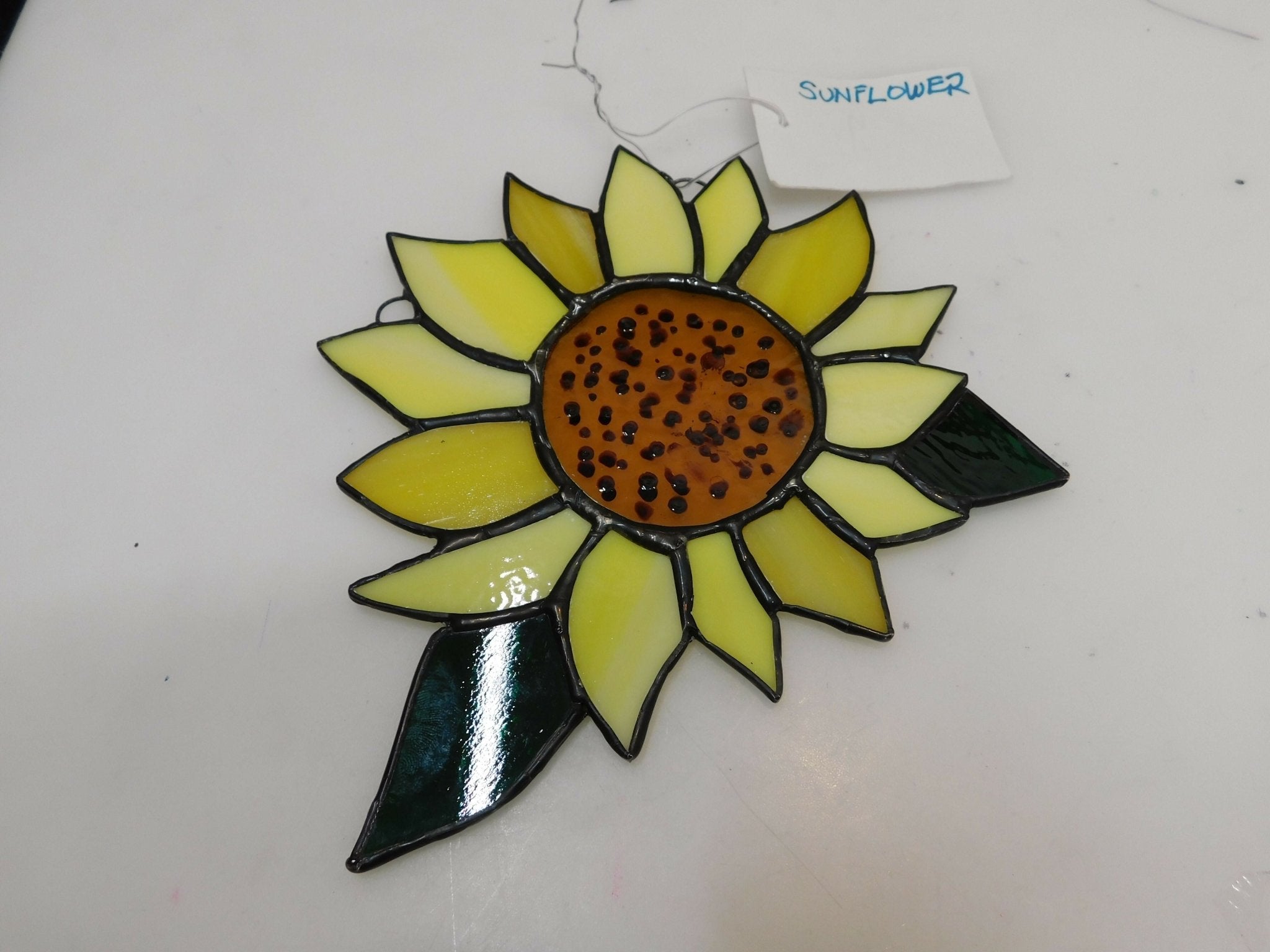 yellow sunflower /green leaves - Pure Wash Canadian Made - Winnipeg
