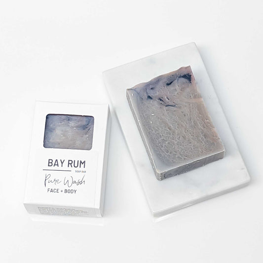  Bay Rum soap bar, showcasing CG Pure Wash's dedication to natural and stimulating skincare | CG Pure Wash