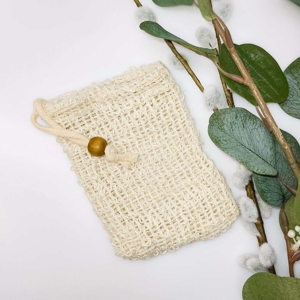 Sustainable soap saver bag for eco-friendly exfoliation and longevity.
