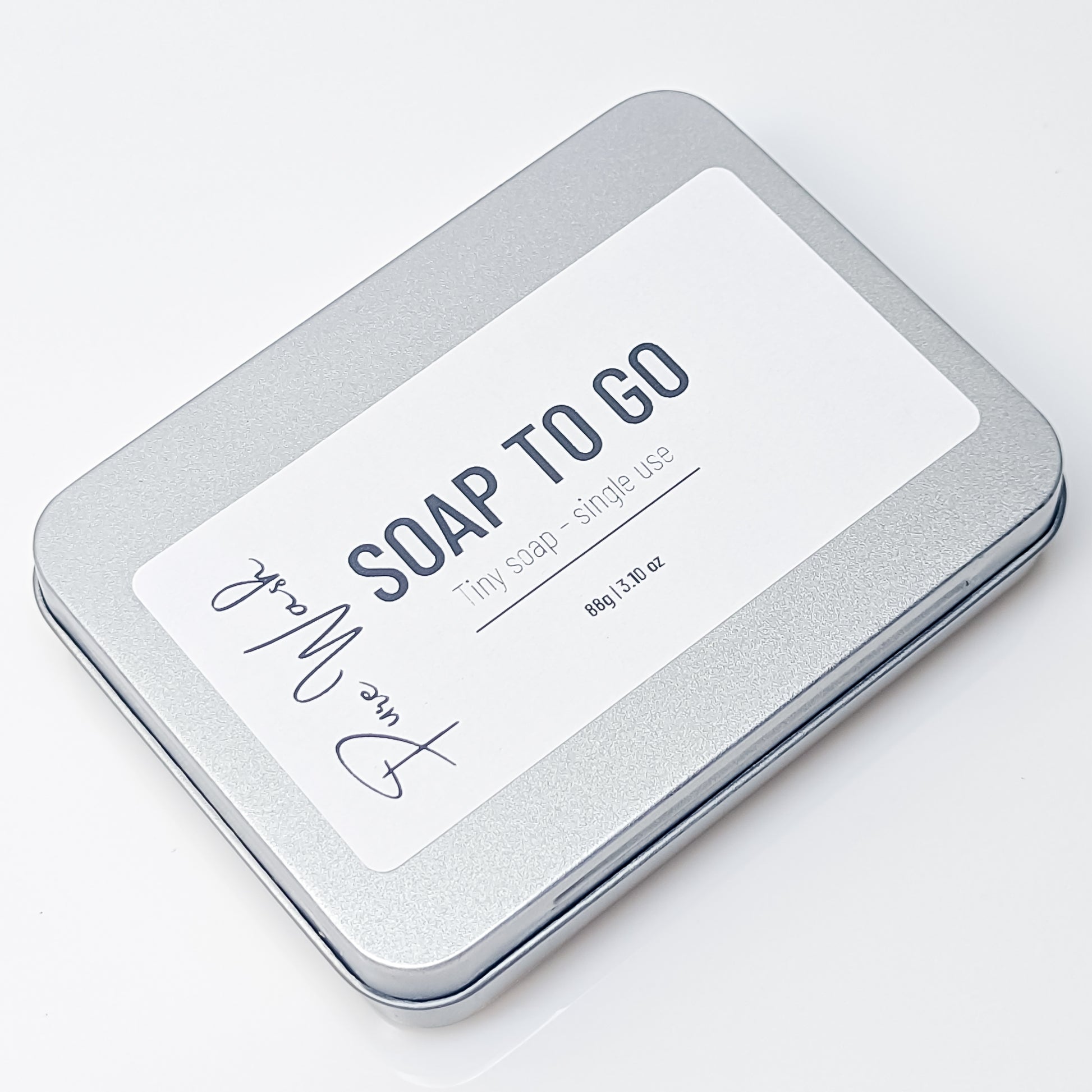 Stylish Tin Packaging - Luxurious One-Time Use Mini Soaps | CG Pure Wash Indulge in Refreshing and Rejuvenating Mini Soaps on the Go | CG Pure Wash