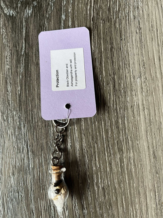 Protection Herbal Keychain
